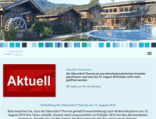 Tablet Screenshot of oberstdorf-therme.de
